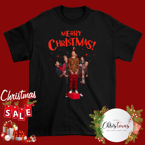 Camicia nera merry christmas - merry,